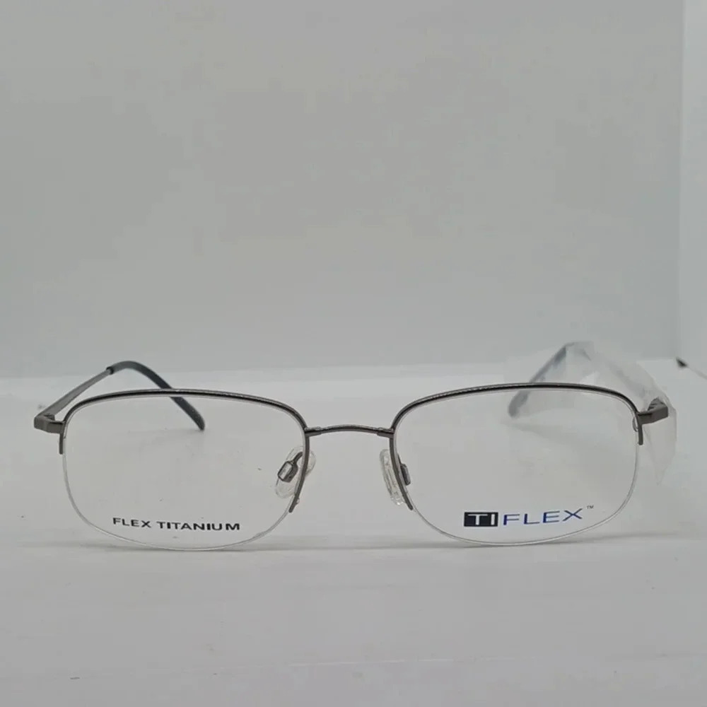 NWT MEN'S TITAN FLEX EYEGLASS FRAMES 1506 GUNMETAL